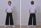 Брюки - кюлоты из поливискозы код 7479 цвет СИНИЙ